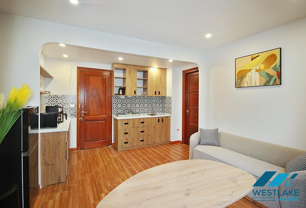 Newly and bright one bedroom apartment for rent in Tay Ho, Ha Noi