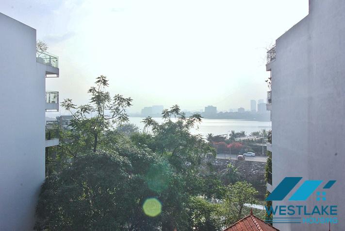 Spacious, bright one-bedroom apartment for lease in Au Co, Tay Ho, Hanoi.