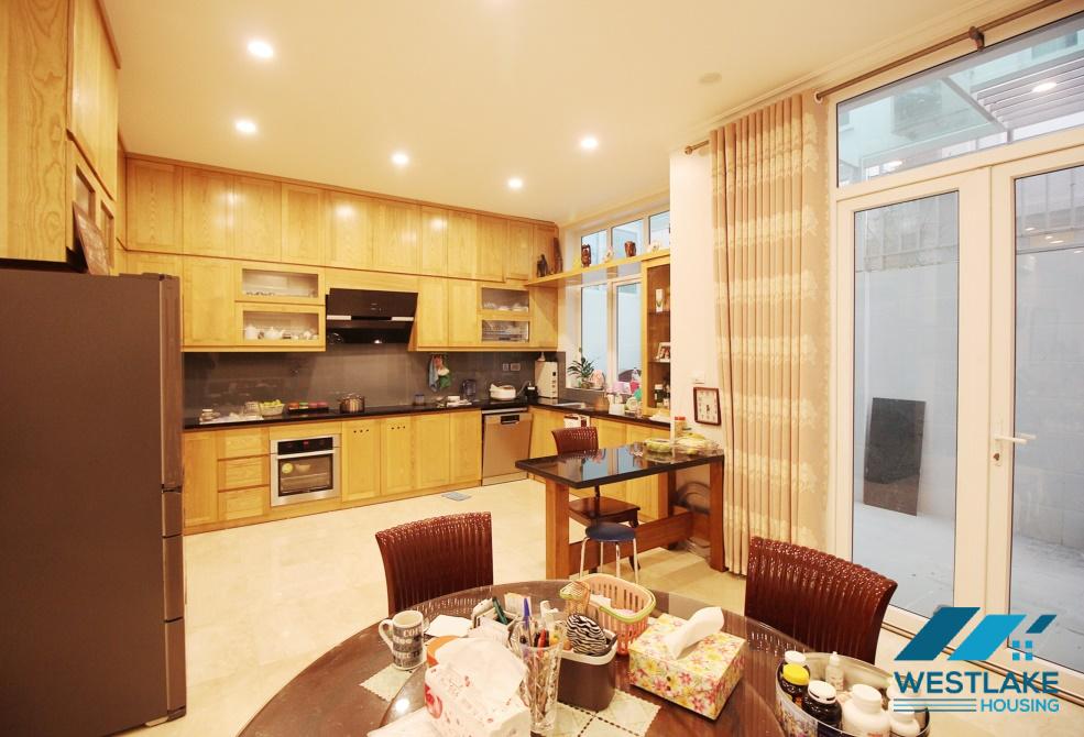 A furnished house with 5 bedrooms for rent in Ciputra K block, Tay Ho, Ha Noi