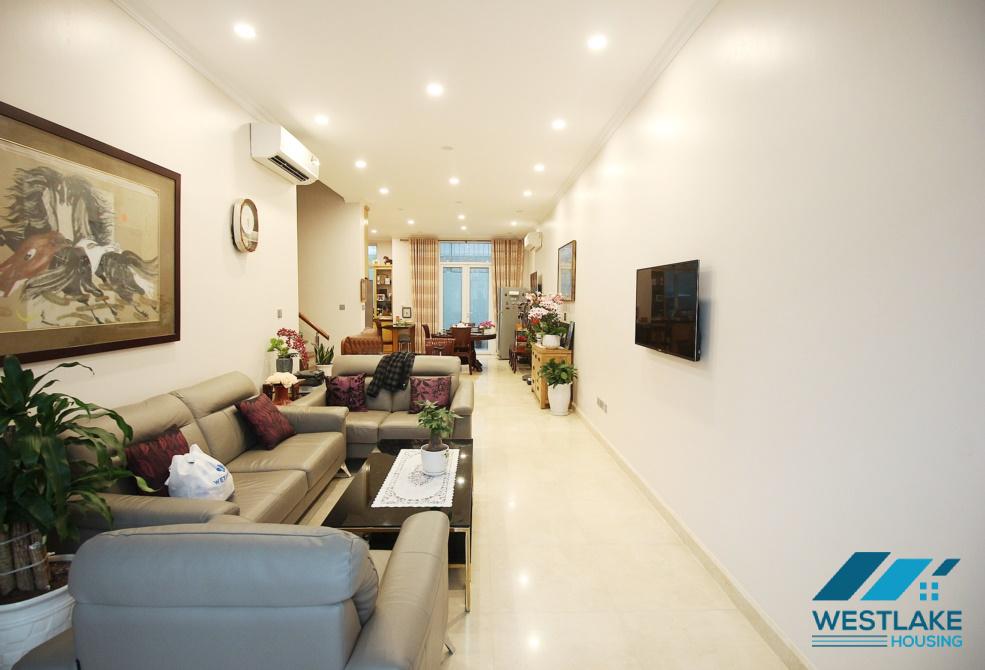 A furnished house with 5 bedrooms for rent in Ciputra K block, Tay Ho, Ha Noi