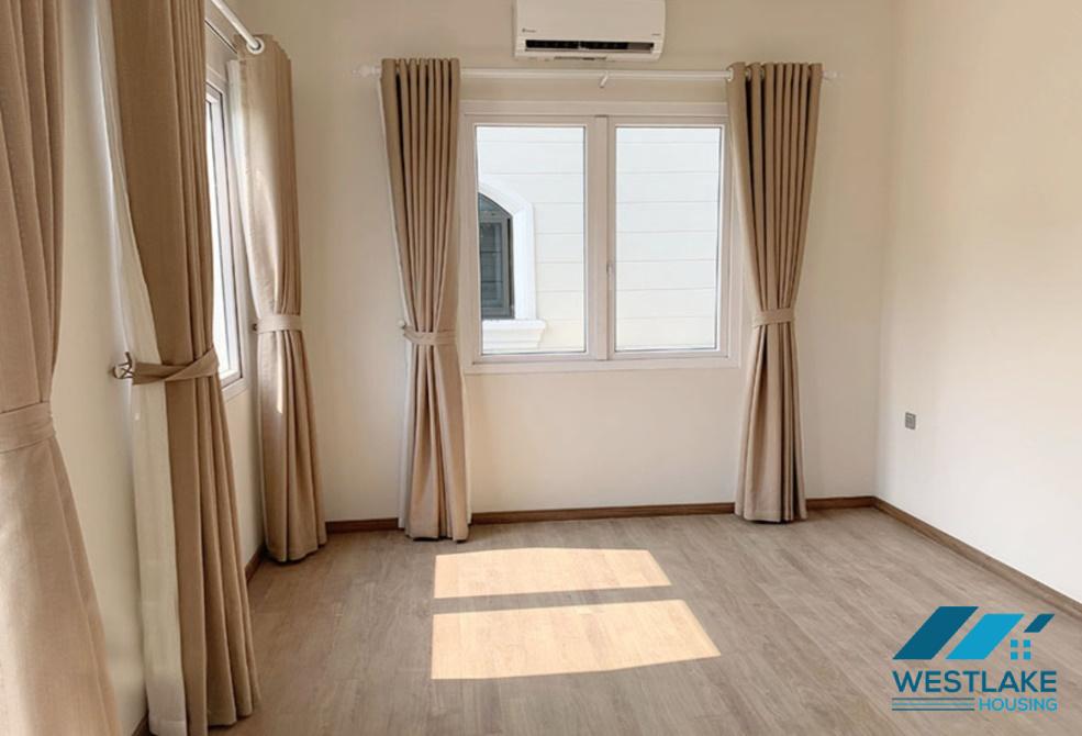 Corner and unfurnished five bedrooms house for rent in K block, Ciputra, Tay Ho ward, Ha Noi