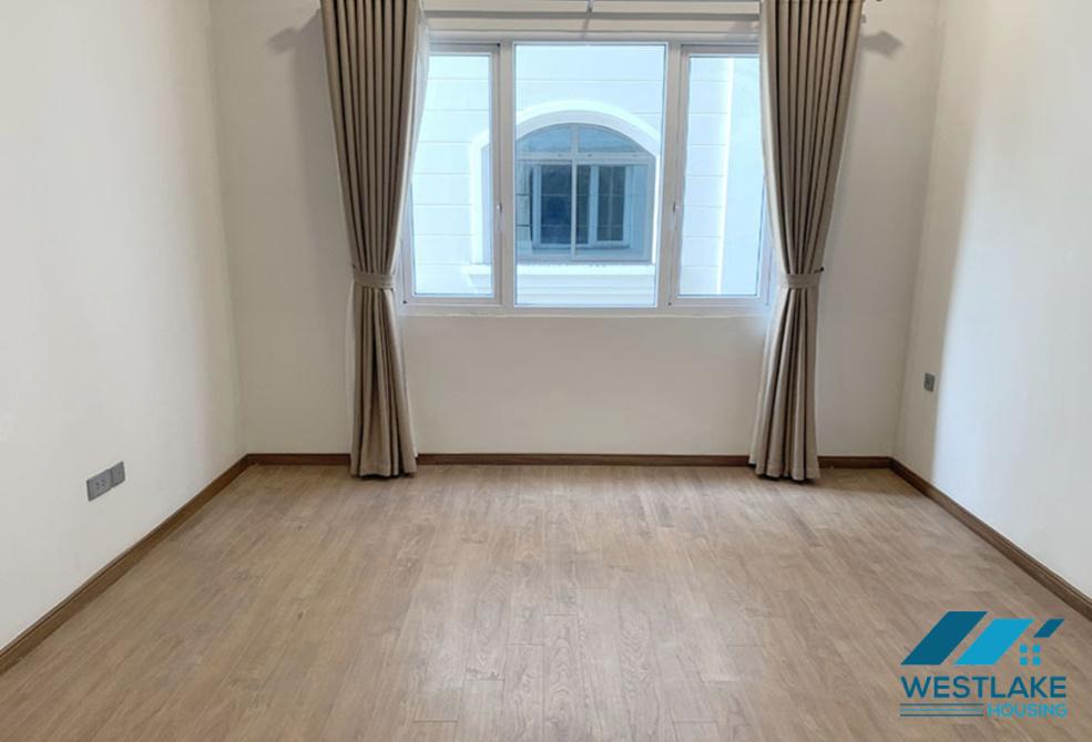 Corner and unfurnished five bedrooms house for rent in K block, Ciputra, Tay Ho ward, Ha Noi