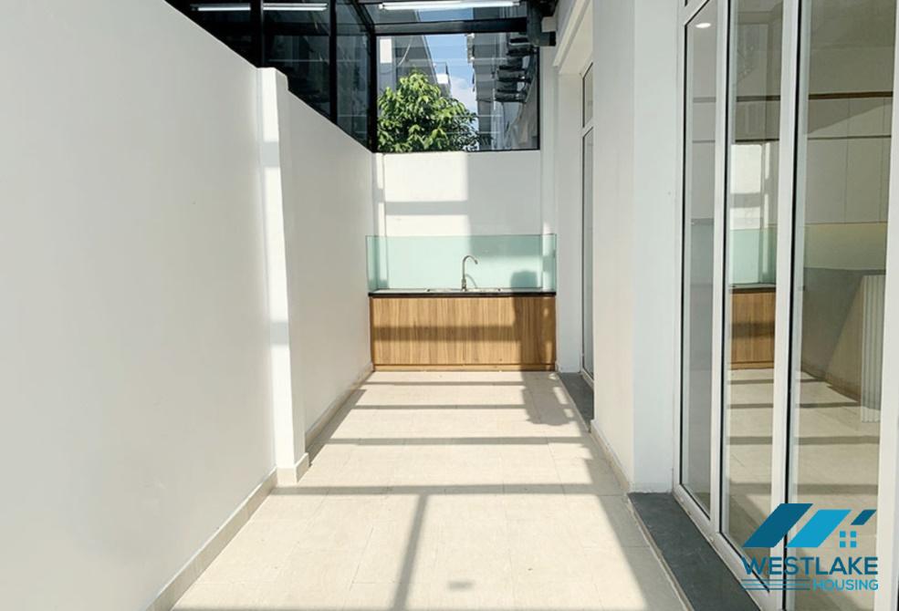 Corner and unfurnished five bedrooms house for rent in K block, Ciputra, Tay Ho ward, Ha Noi