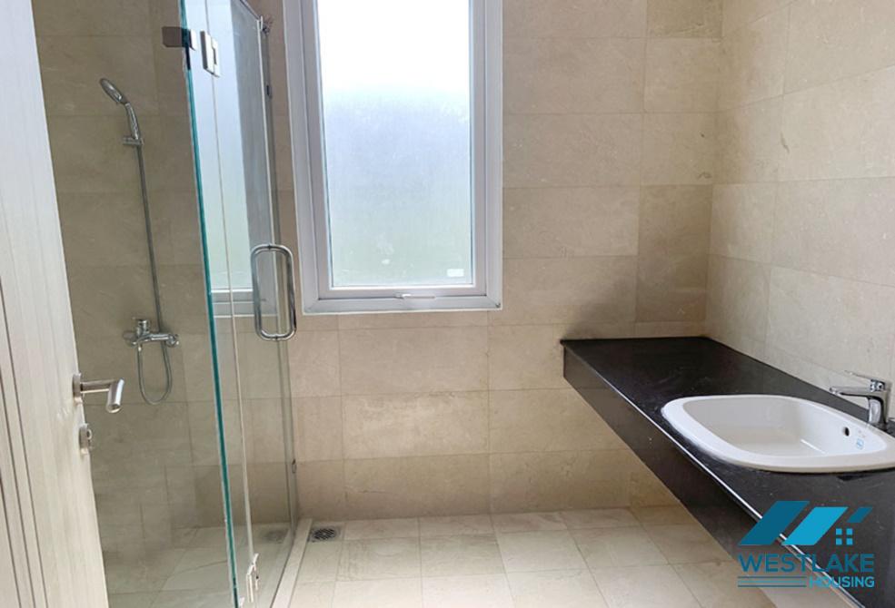 Corner and unfurnished five bedrooms house for rent in K block, Ciputra, Tay Ho ward, Ha Noi