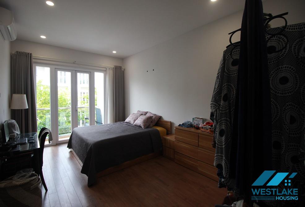 Semi-furnished house with 5 bedrooms for rent in K Block, Ciputra, Tay Ho ward, Ha Noi