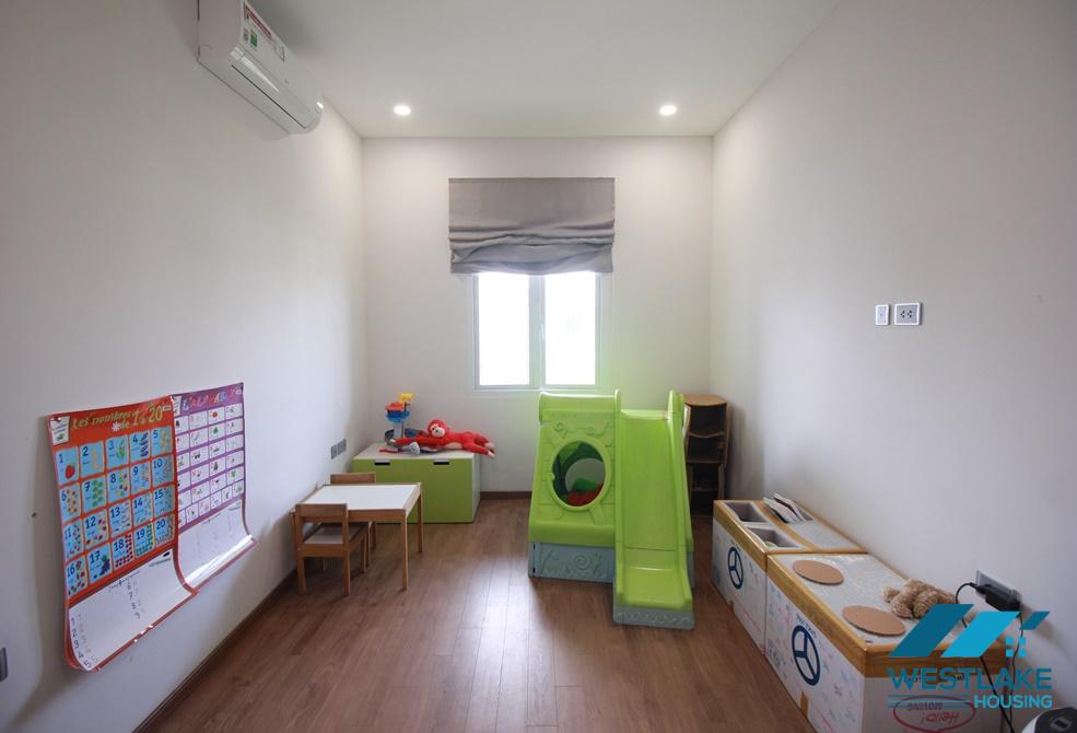 Semi-furnished house with 5 bedrooms for rent in K Block, Ciputra, Tay Ho ward, Ha Noi