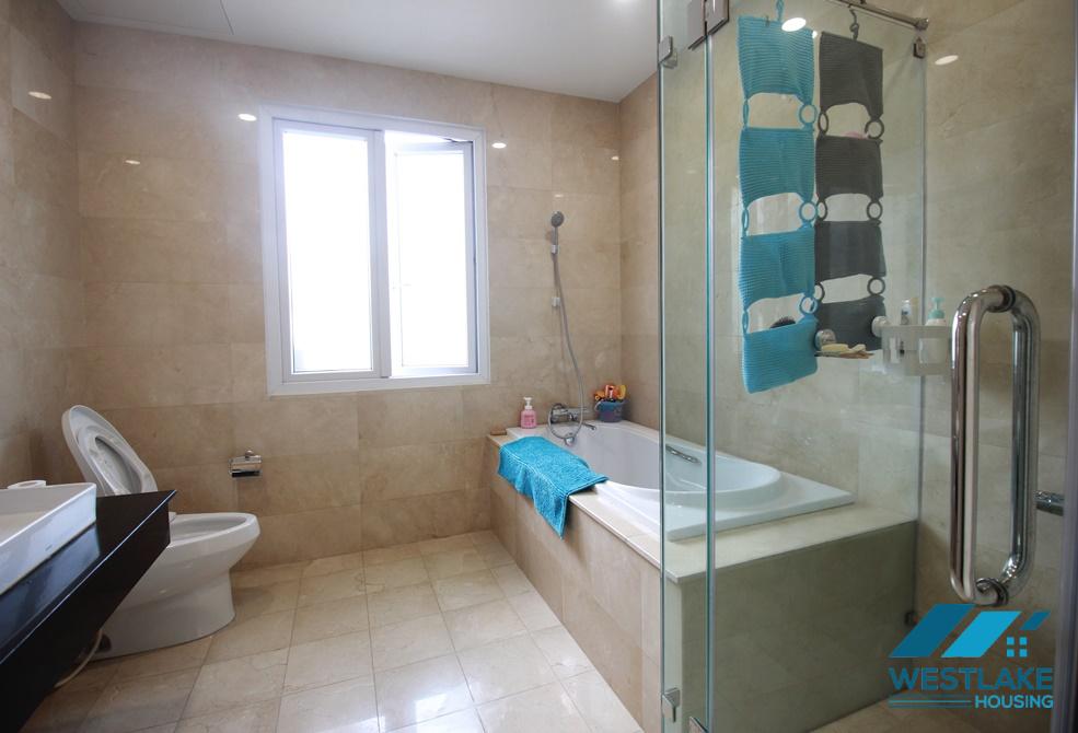 Semi-furnished house with 5 bedrooms for rent in K Block, Ciputra, Tay Ho ward, Ha Noi