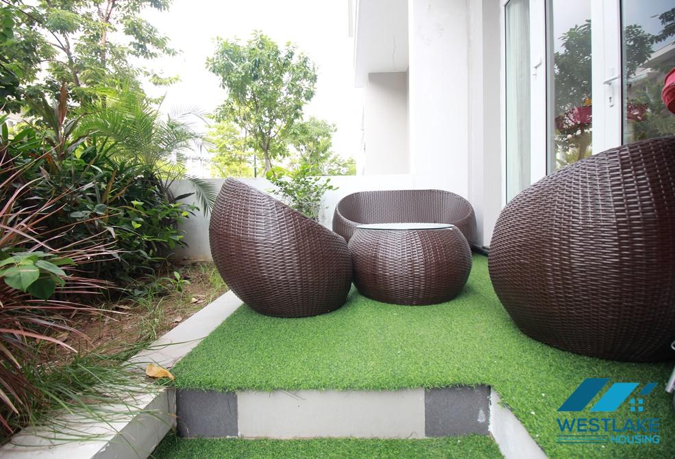 Semi-furnished house with 5 bedrooms for rent in K Block, Ciputra, Tay Ho ward, Ha Noi