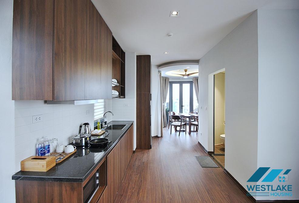 A well-decorated duplex 2 bedrooms apartment for rent in Au Co street, Tay Ho, Ha Noi