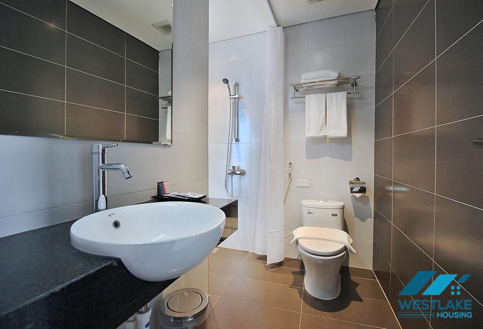 A well-decorated duplex 2 bedrooms apartment for rent in Au Co street, Tay Ho, Ha Noi