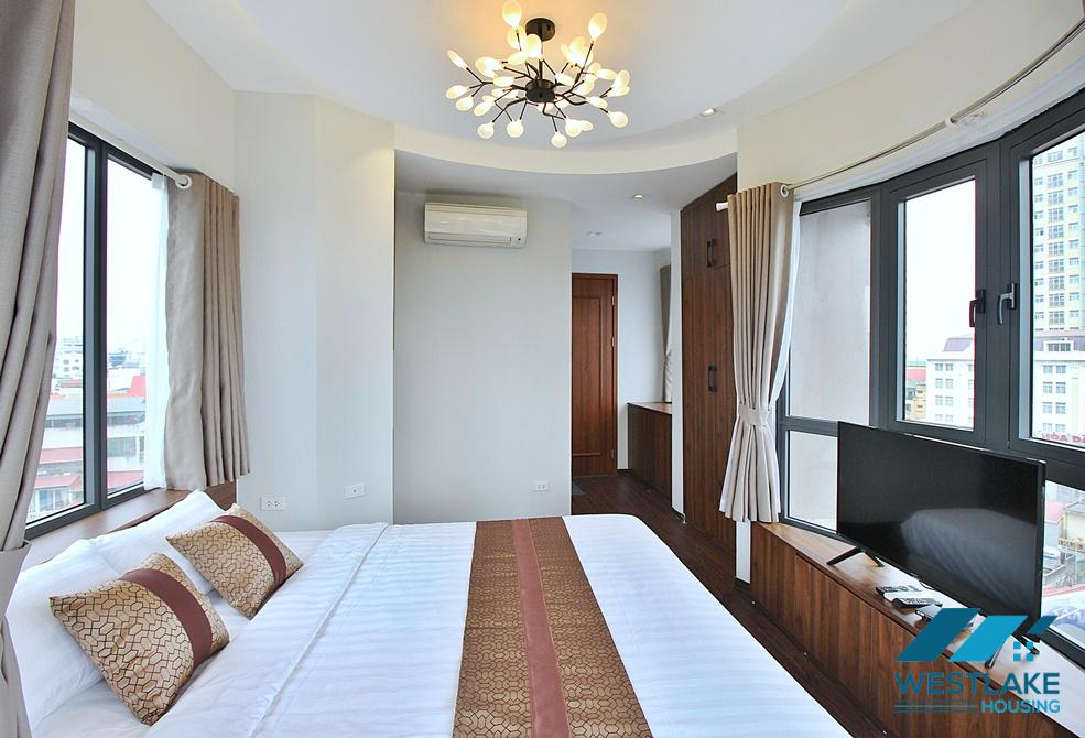 A well-decorated duplex 2 bedrooms apartment for rent in Au Co street, Tay Ho, Ha Noi