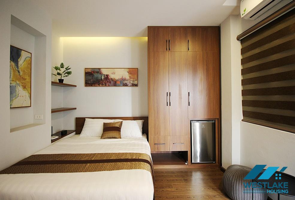 Nice studio apartment for rent in Au Co street, Tay Ho ward, Ha Noi