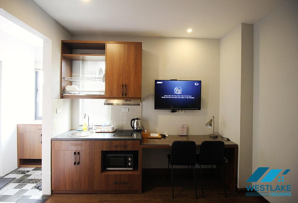 Nice studio apartment for rent in Au Co street, Tay Ho ward, Ha Noi