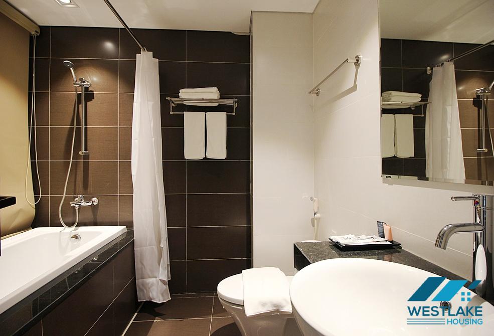 A beautiful and modern one bedroom apartment with nice balcony for rent on Au Co street, Tay Ho, Ha Noi