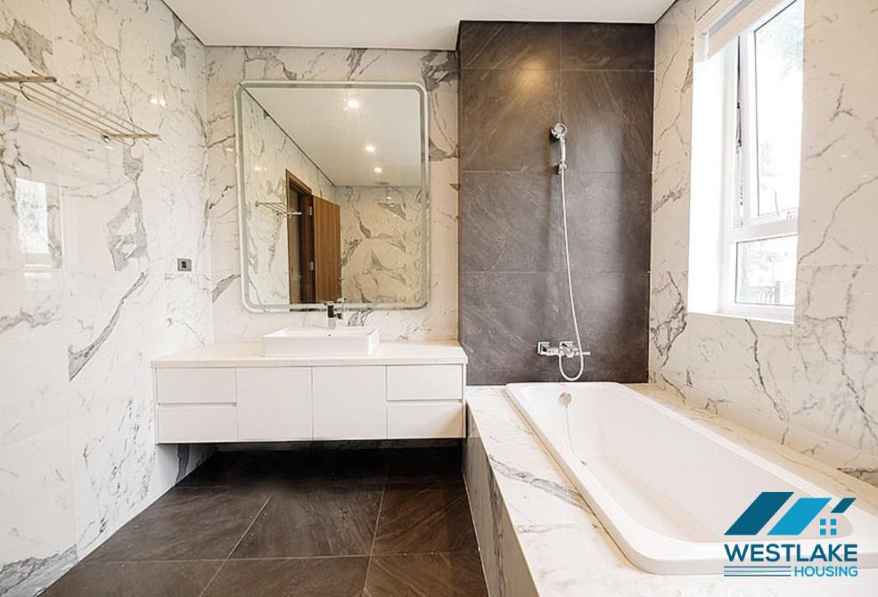 New villa with large campus with green garden for rent Ciputra, Tay Ho ward, Hanoi