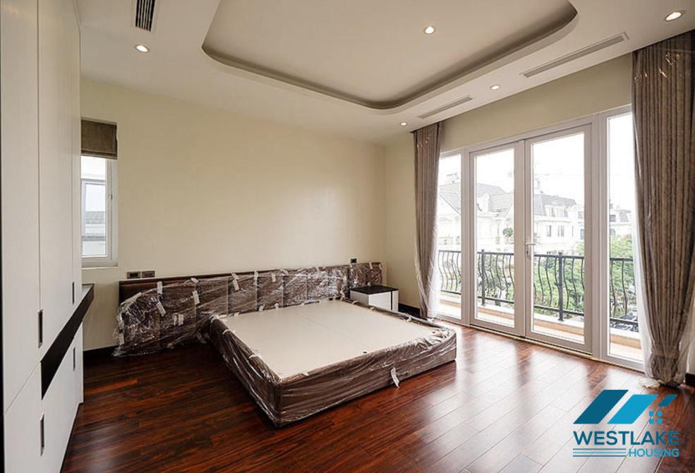 New villa with large campus with green garden for rent Ciputra, Tay Ho ward, Hanoi