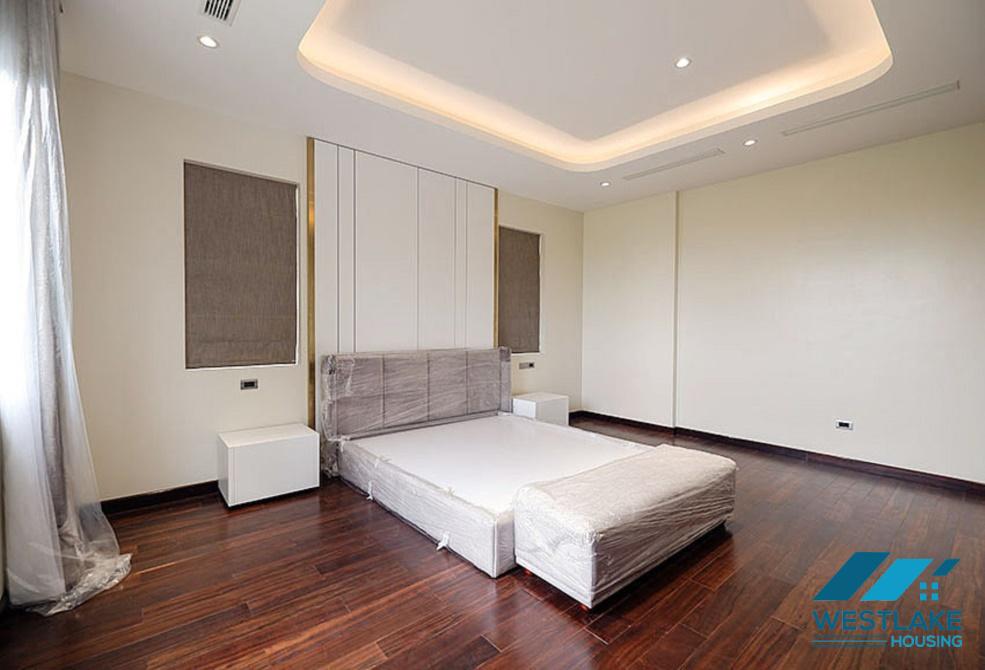 New villa with large campus with green garden for rent Ciputra, Tay Ho ward, Hanoi