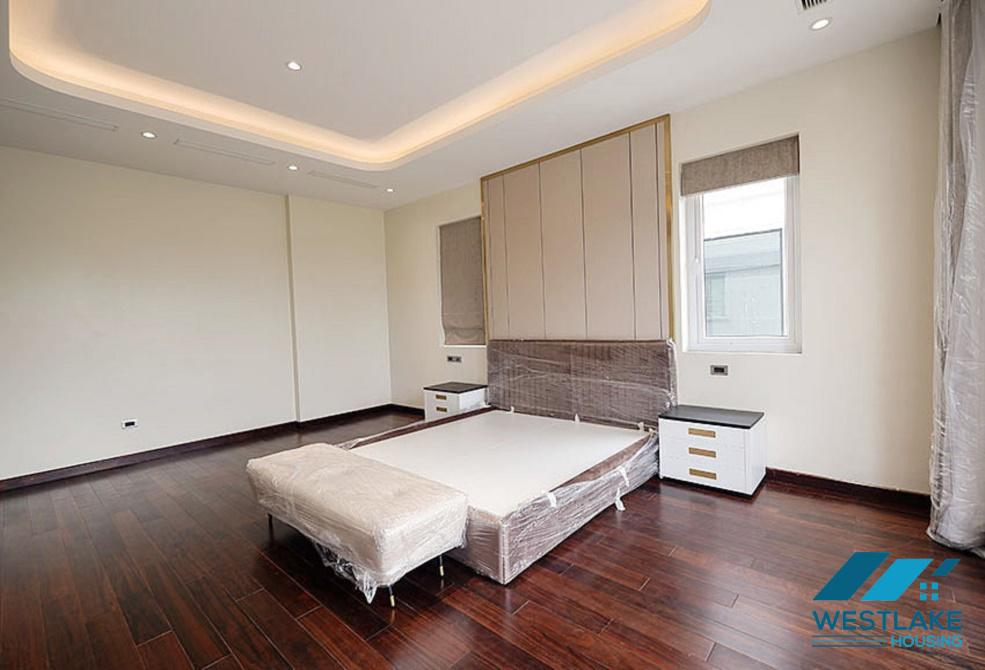 New villa with large campus with green garden for rent Ciputra, Tay Ho ward, Hanoi