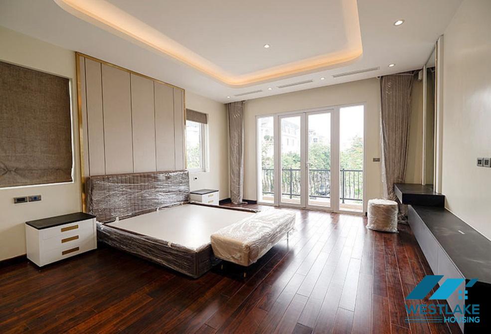 New villa with large campus with green garden for rent Ciputra, Tay Ho ward, Hanoi