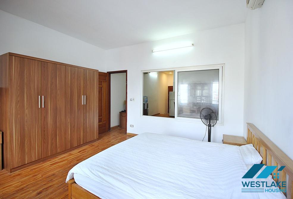 Spacious one bedroom apartment on high floor for lease in Tay Ho, Hanoi