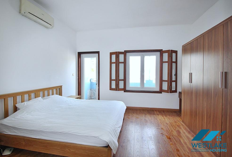Spacious one bedroom apartment on high floor for lease in Tay Ho, Hanoi