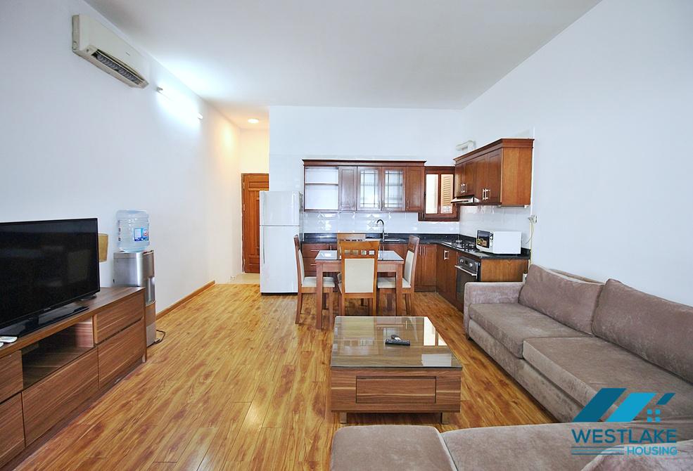 Spacious one bedroom apartment on high floor for lease in Tay Ho, Hanoi