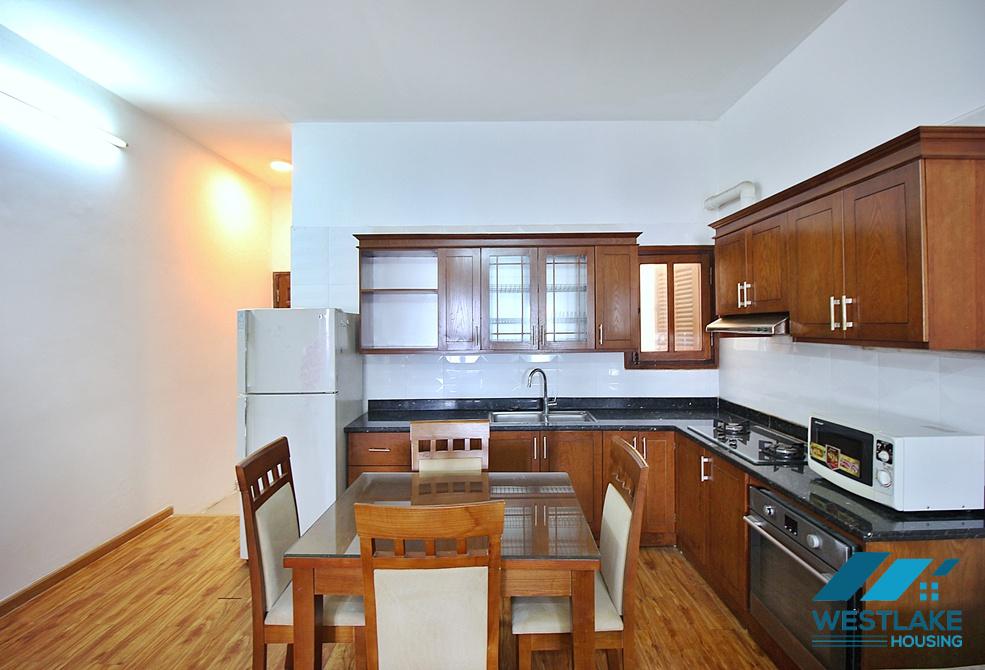 Spacious one bedroom apartment on high floor for lease in Tay Ho, Hanoi