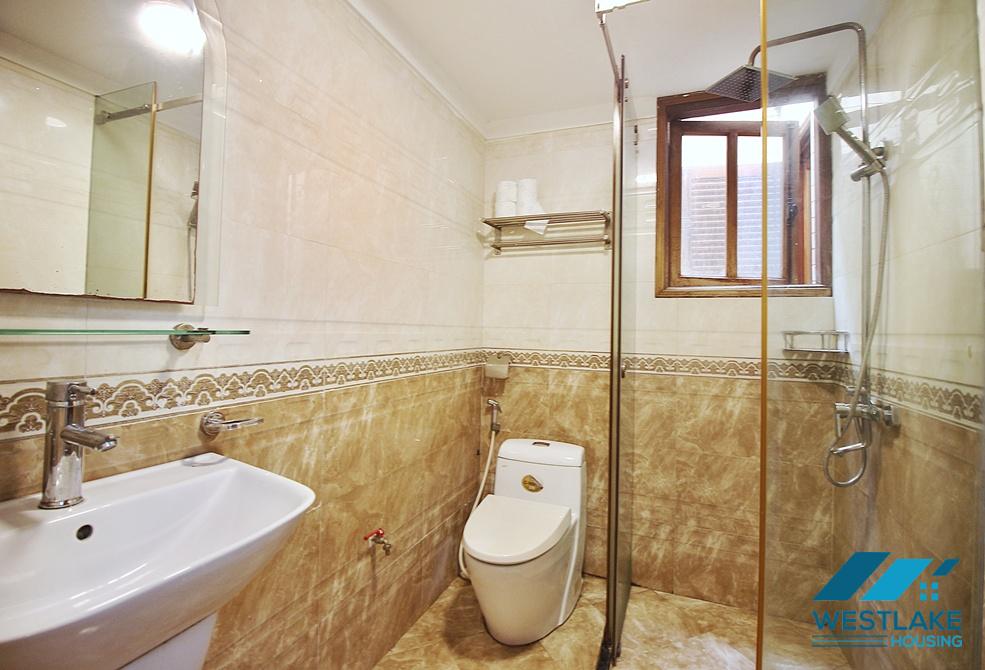 Spacious one bedroom apartment on high floor for lease in Tay Ho, Hanoi