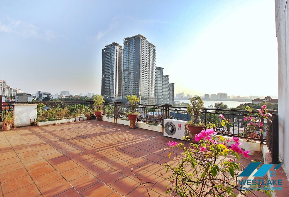 Lovely 03-bedroom apartment for rent in West Lake area, Tay Ho, Ha Noi