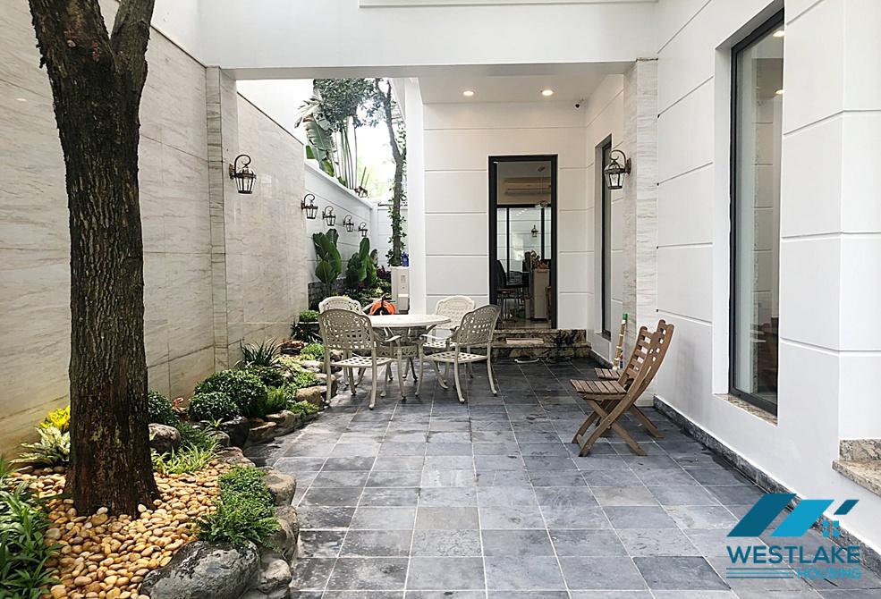 Beautiful villa for rent with European style, fully furnished