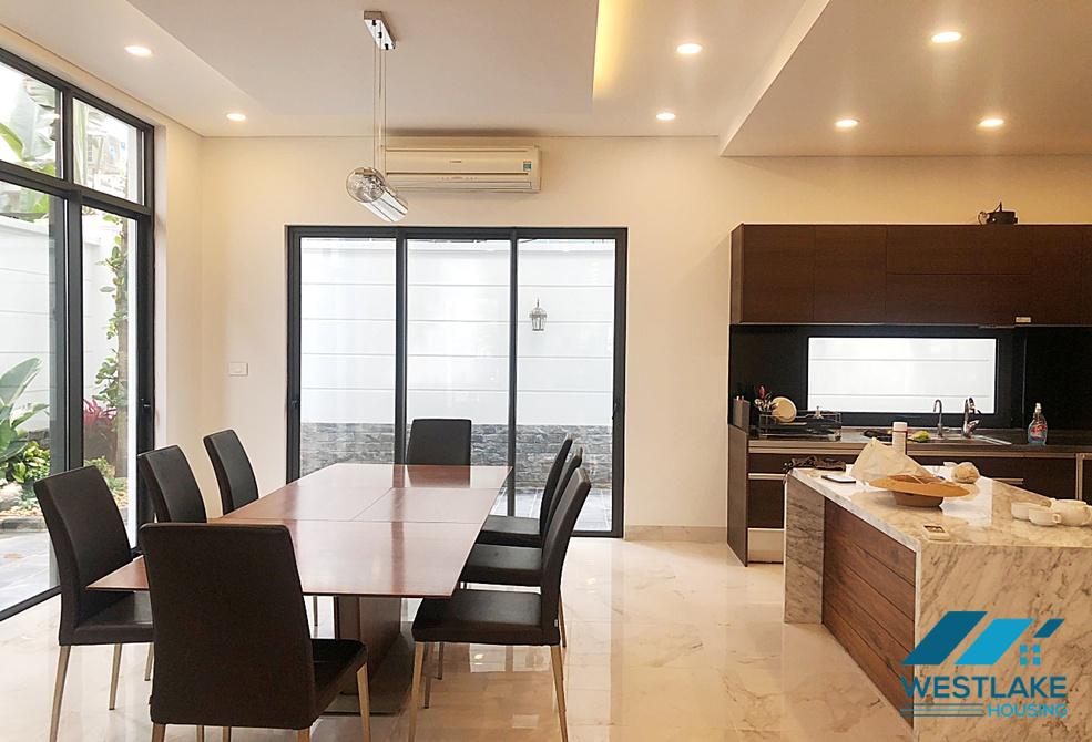 Beautiful villa for rent with European style, fully furnished