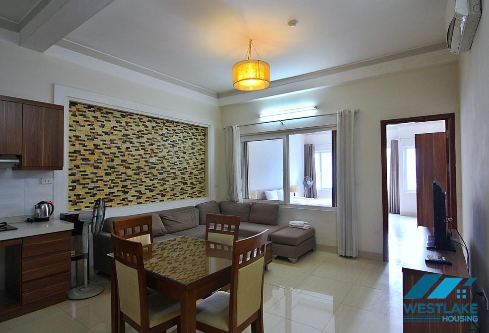 Cozy and spacious one bedroom apartment for rent in Au Co, Tay Ho, Ha Noi