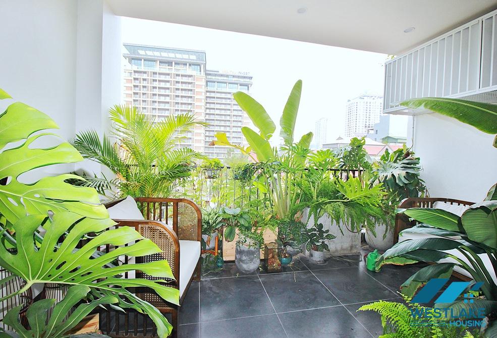 Modern 3-Bedroom Duplex Apartment for Rent in Xuan Dieu area, Tay Ho, Hanoi