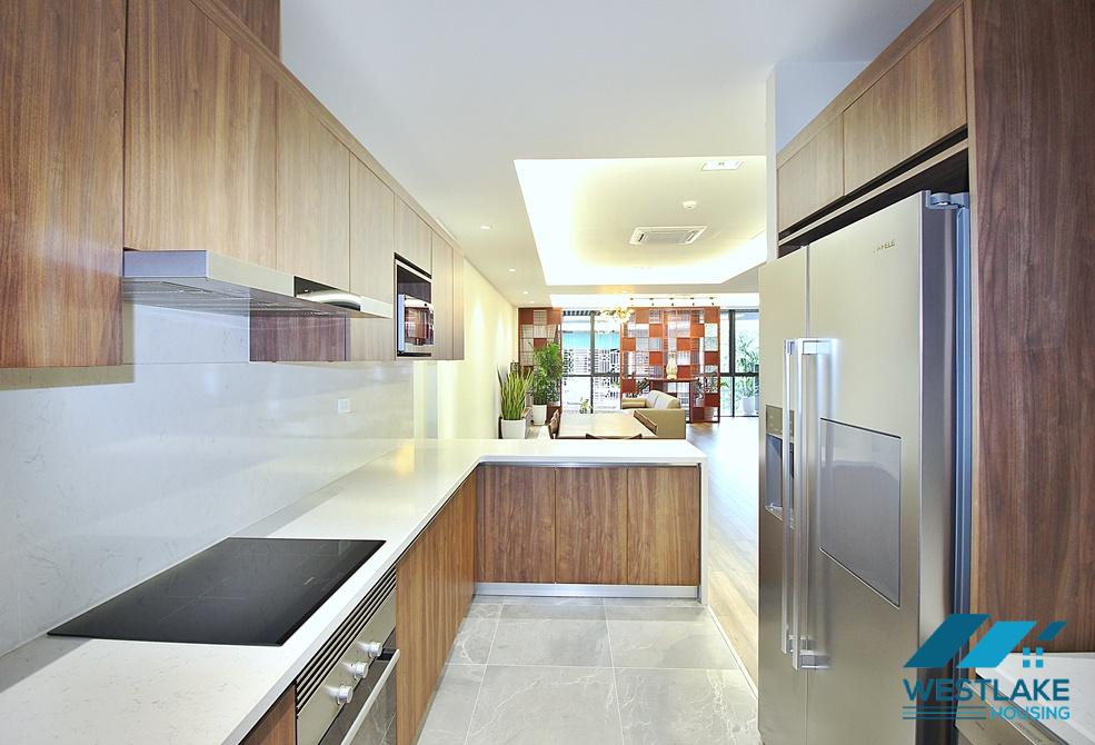 Clean and spacious 3 bedrooms apartment for rent in tay Ho area, Ha Noi