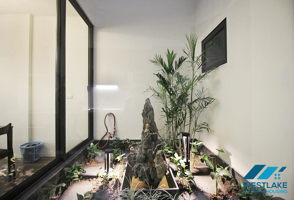 Good quality 01 bedroom apartment on the ground floor for rent in Au Co, Tay Ho, Ha Noi