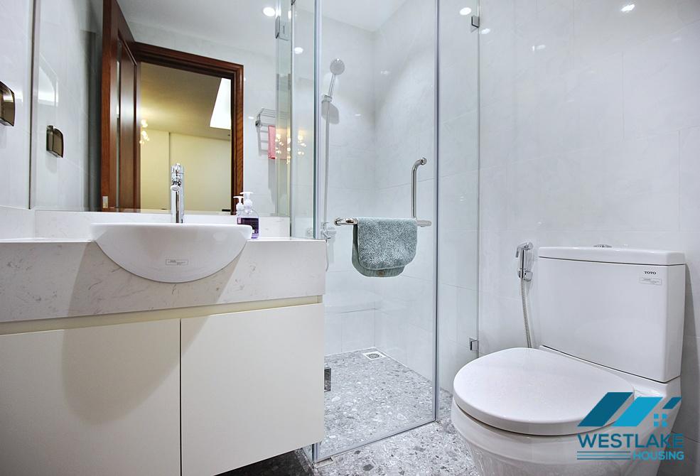 Good quality 01 bedroom apartment on the ground floor for rent in Au Co, Tay Ho, Ha Noi