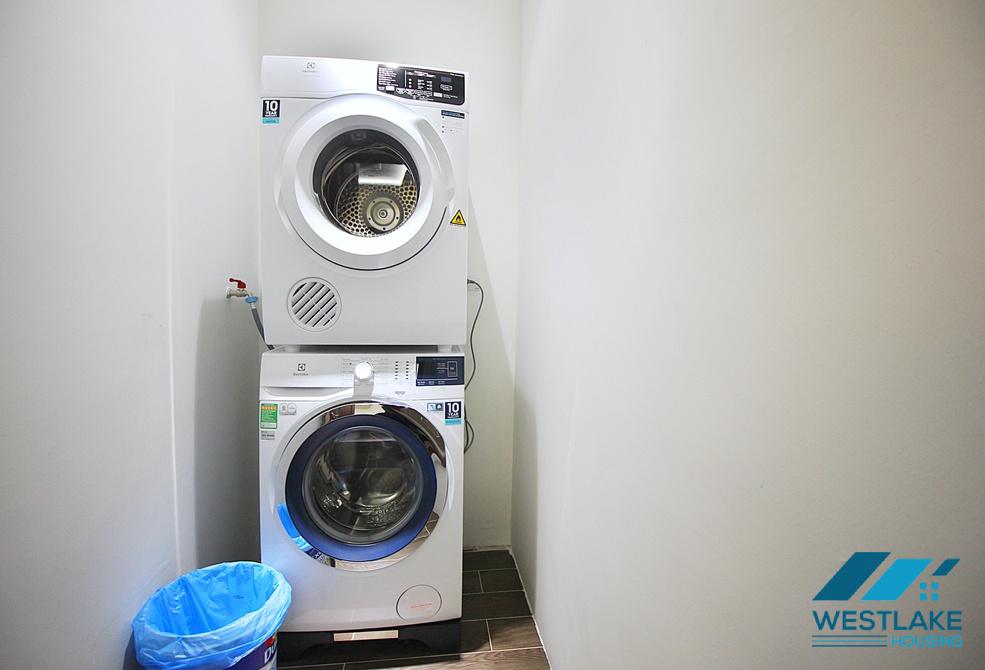 Good quality 01 bedroom apartment on the ground floor for rent in Au Co, Tay Ho, Ha Noi