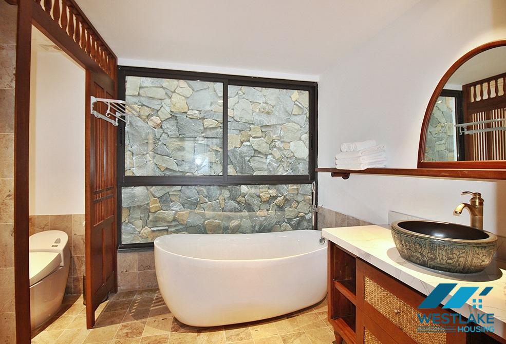 A good designed 03 bedrooms apartment for rent in To Ngoc Van area, Tay Ho, Ha Noi