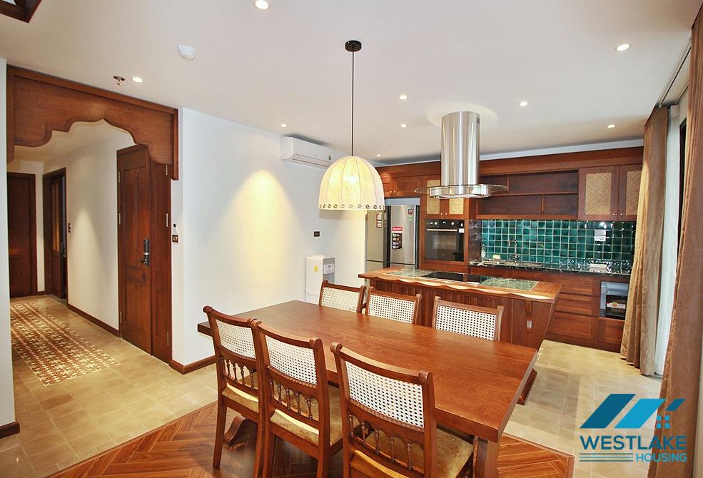 A good designed 03 bedrooms apartment for rent in To Ngoc Van area, Tay Ho, Ha Noi