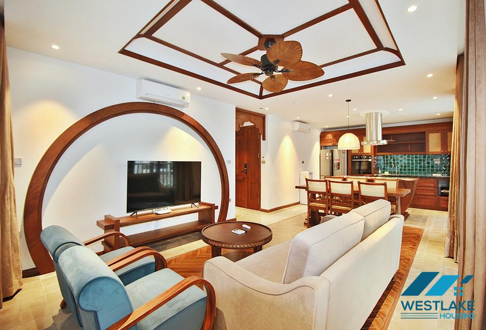 A good designed 03 bedrooms apartment for rent in To Ngoc Van area, Tay Ho, Ha Noi