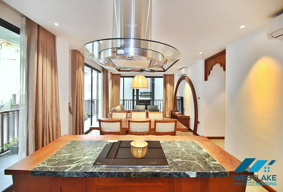 A good designed 03 bedrooms apartment for rent in To Ngoc Van area, Tay Ho, Ha Noi