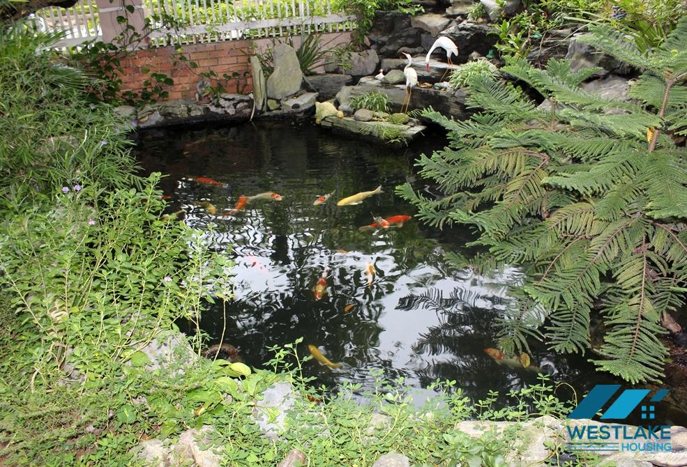 Garden five bedrooms house for rent in Ciputra, Tay Ho ward, Ha Noi