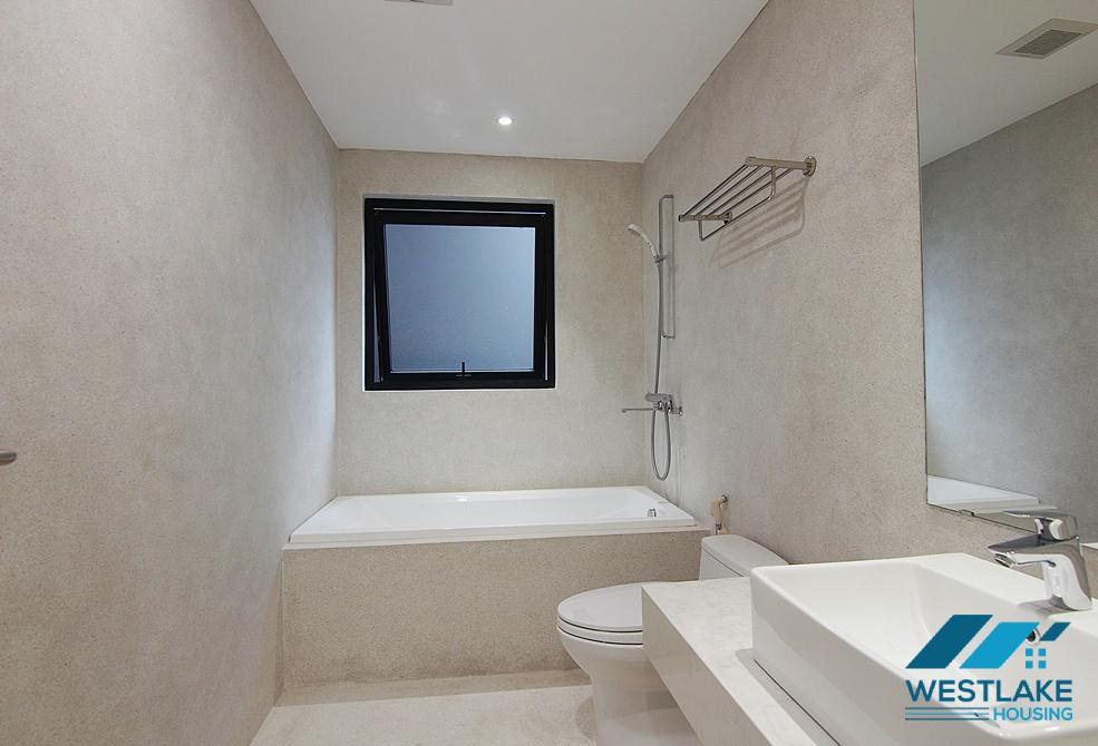 A modern one bedroom apartment with balcony for rent in To Ngoc Van area, Tay Ho, Ha Noi