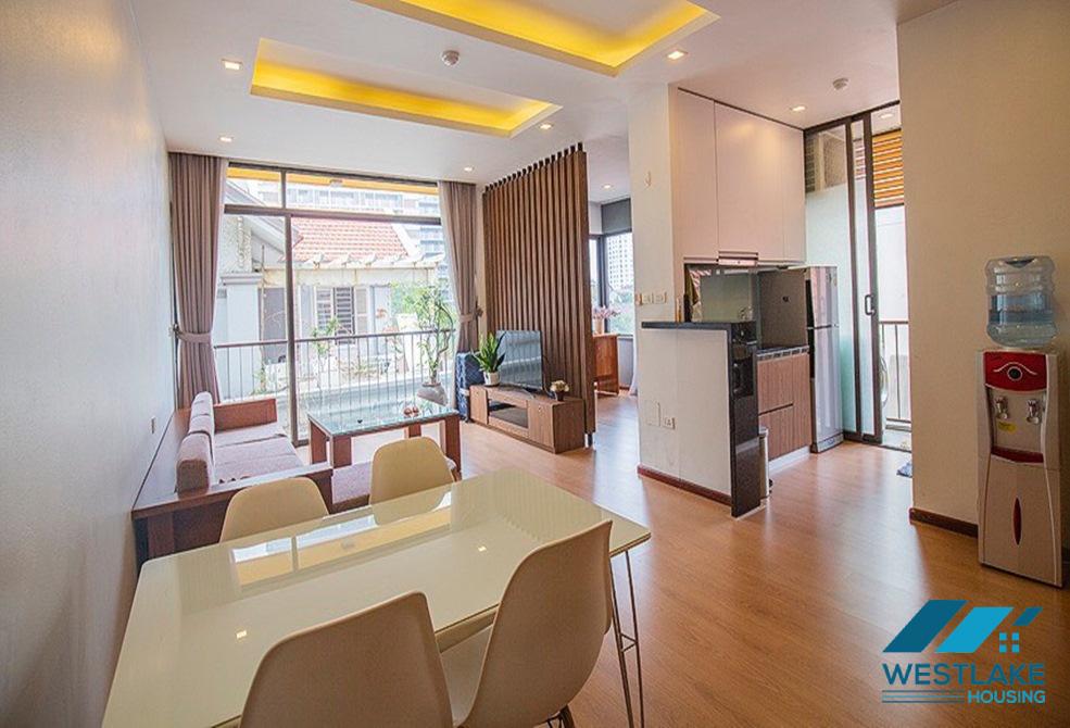 Spacious, high-quality 1-bedroom apartment for rent in Xuan Dieu, Tay Ho