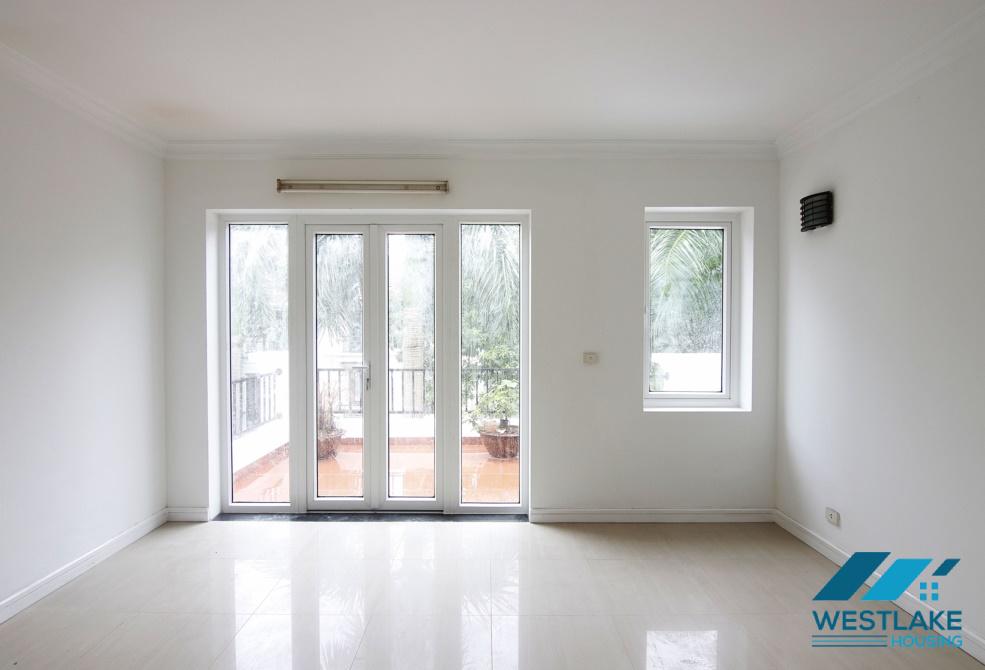 A semi-furnished house with 5 bedrooms for rent in Ciputra T Block, Tay Ho, Ha Noi