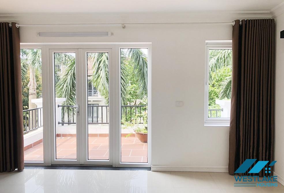 A semi-furnished house with 5 bedrooms for rent in Ciputra T Block, Tay Ho, Ha Noi