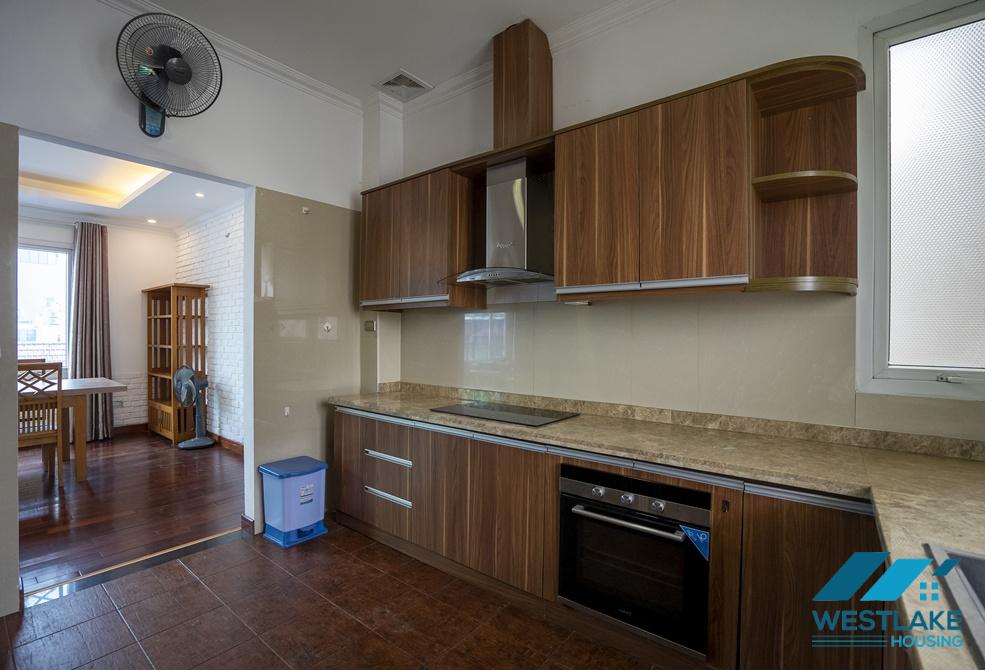 Spacious 03 bedrooms apartment on top floor for rent in To Ngoc Van area, Tay Ho, Ha Noi