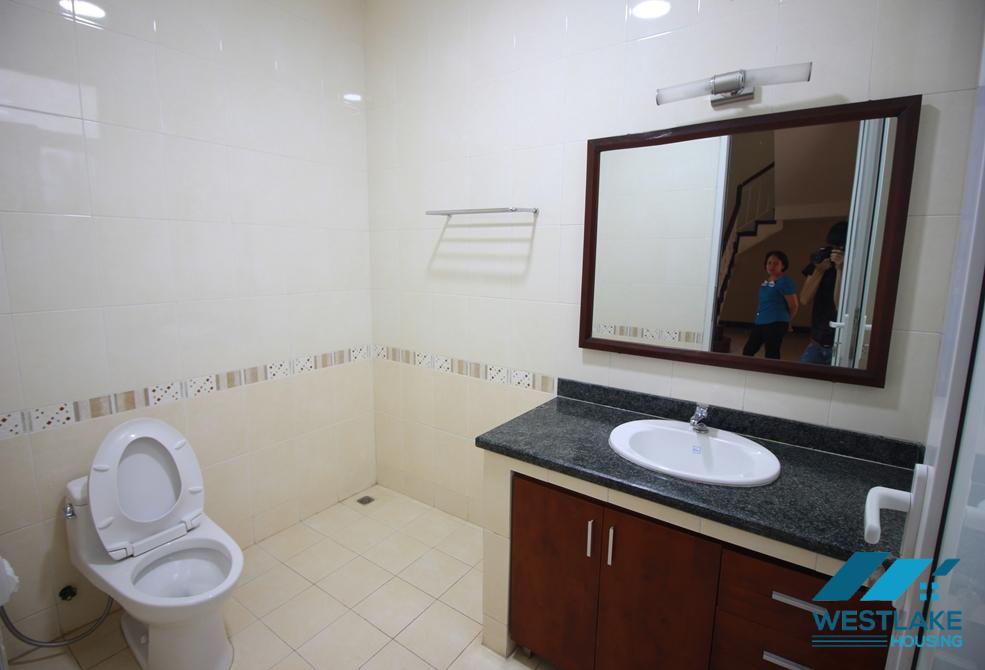 Unfurnished, bright house for rent in Ciputra, Tay Ho, Hanoi