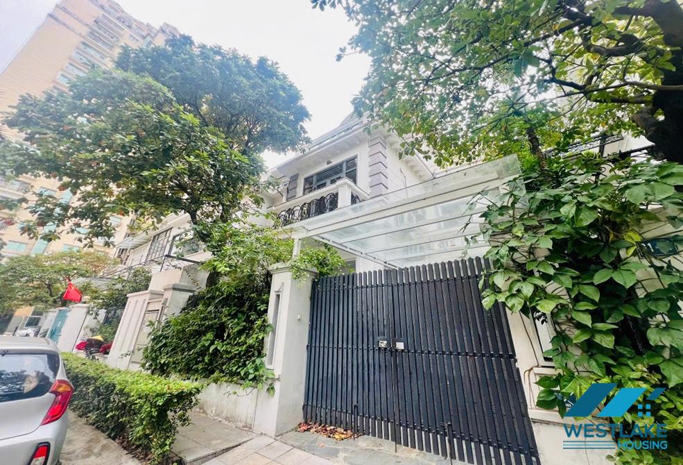 Fully furnished 5 bedrooms house for rent in G block, Ciputra, Tay Ho, Ha Noi