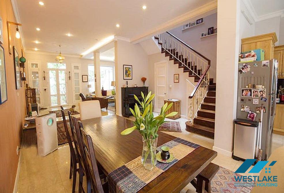 Spacious modern 4 bedrooms villa for rent in Ciputra, Tay Ho, Hanoi